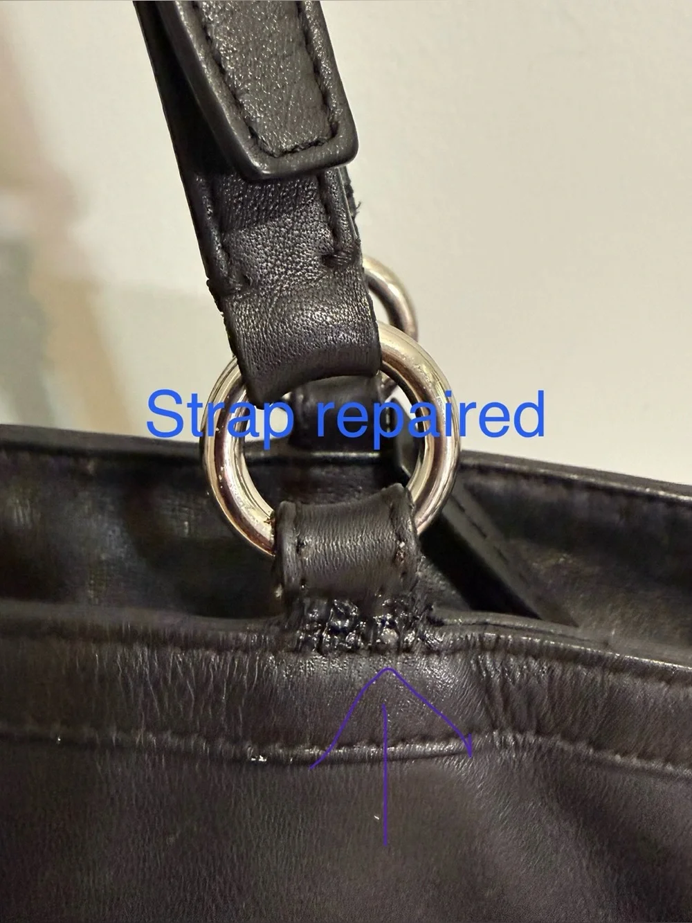 Coach Gallery East West Tote Shoulder Bag Black Leather Y2K Vintage F17722 FAIR